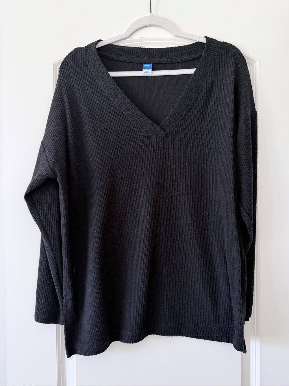 Old Navy Ribbed Plush Tee Knit Top